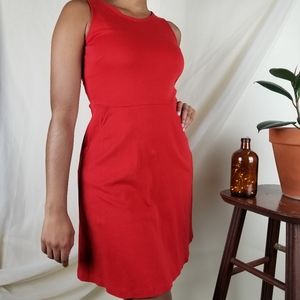 New York & Company Red Skater Dress